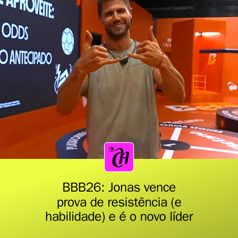 CAPRICHO's tweet image. 🚨 O jogo continua! Jonas Sulzbach mantém sua marcha triunfal e conquista a liderança do BBB26 após uma prova épica de resistência! 💪 Quem vai detê-lo? Fique ligado nas emoções! #BBB26 #Liderança 

mrf.lu/3Mq9