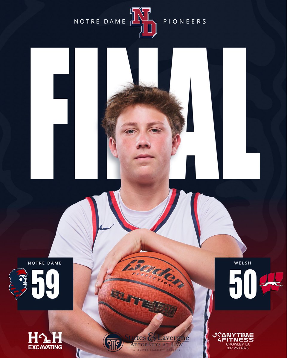NDPiosHoops's tweet photo. FINAL
@2a_class @GeauxPrepsLA @LSL_Sportsline @SethLewisInc @georgefaust10 @PrepHoopsLA @OTBSports_ @JFitzTV @aasportsnet1 https://t.co/Tc2GLYjCMR