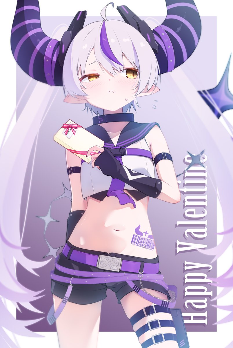 ハッピーバレンタインダークネス🍫
#laplus_artdesu