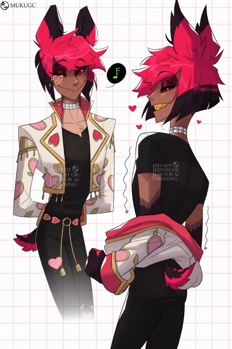 I got no money for the new merch so I'll just draw him and sigh instead ❤️ #HazbinHotel #Alastor