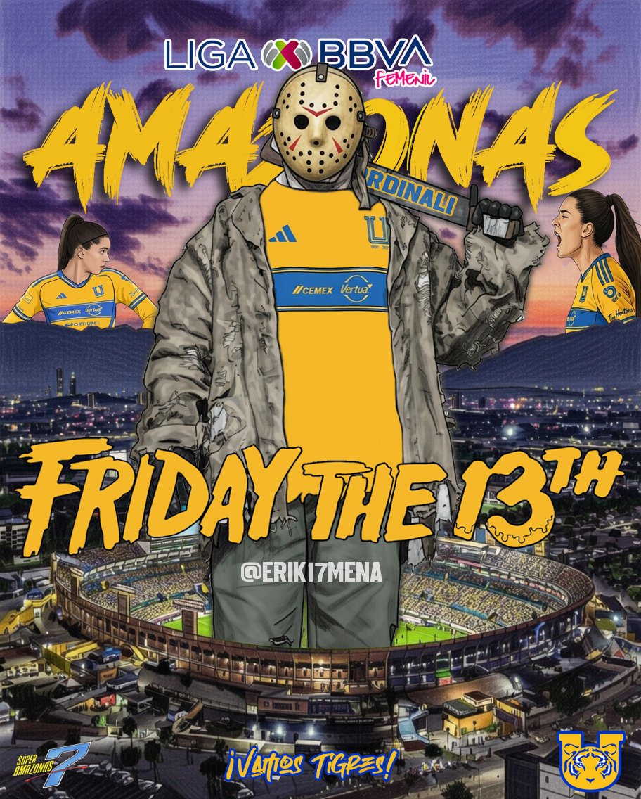 3 pts, 🅰️ y doblete de <a href="/JCordinali9/">Jheniffer :)</a> en noche de Viernes 13 en el Universitario 🤩🐯👊 

<a href="/TigresFemenil/">Club Tigres Femenil 🐯</a> <a href="/DinastiaTigre/">Dinastía Tigre</a>