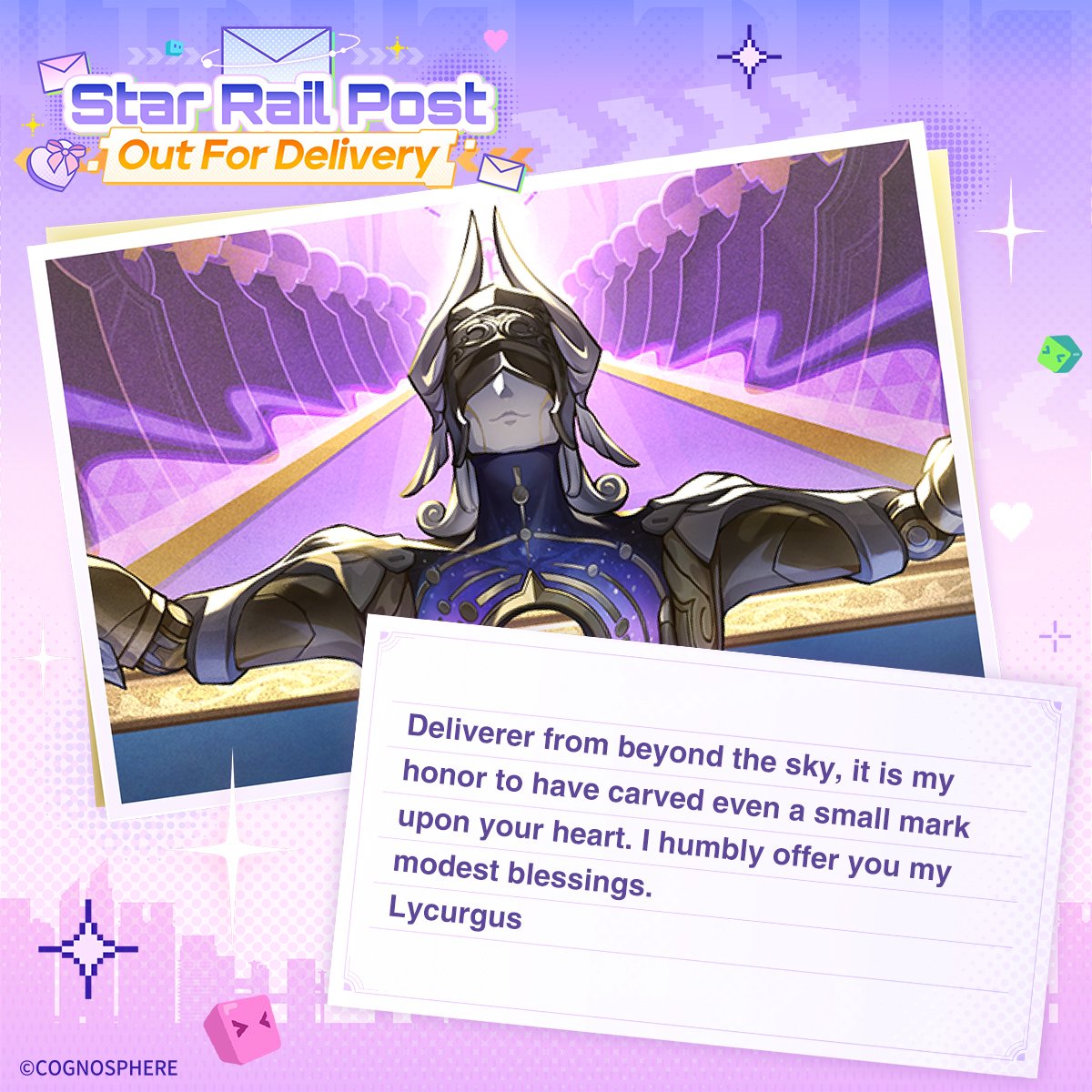 Lygus has a letter for Valentine's