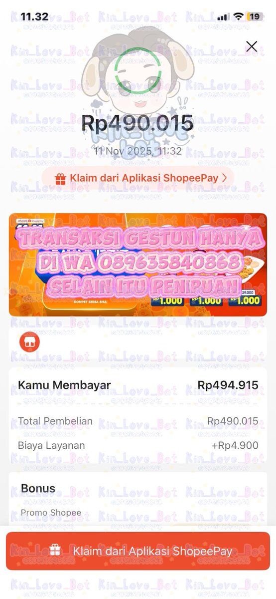 pp_love_bot's tweet photo. [21💓] Gestun Spaylater 1.356.039

[22💓] Gestun Spaylater 335.000

[23💓] Gestun Spaylater 490.015

[24💓] Gestun Gopaylater 1.510.000 https://t.co/gnWPMRKXpY