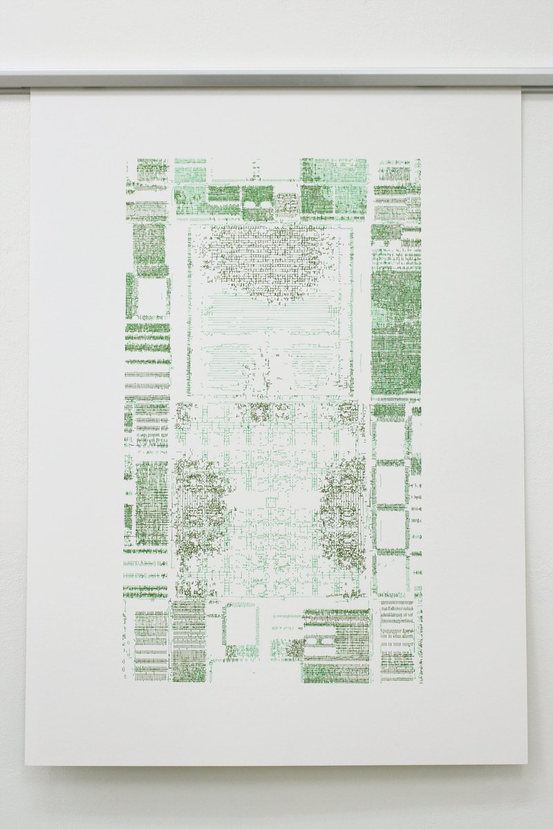 イギリスで産業革命の時に起こったアーツ・アンド・クラフツ運動は、ノスタルジーよりも機械化や資本主義への批評から生まれた運動。レイチェルの作品も、クラフトを批評的な手段として、労働・階級・ジェンダー・テクノロジーを扱い作品にしている。「庭園みたいでしょ」と言っていた意味が分かった。