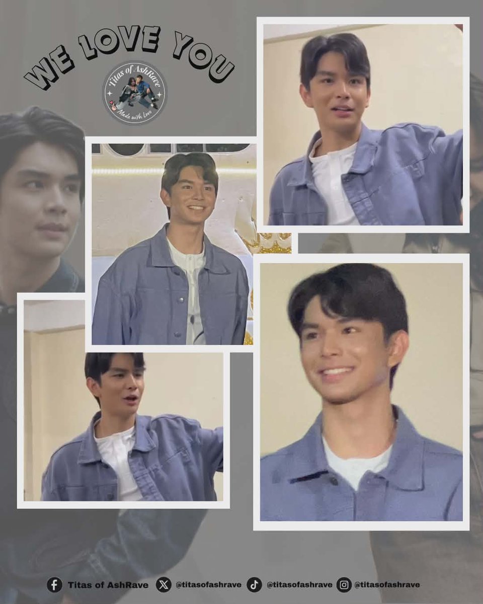 titasofashrave's tweet photo. WE LOVE YOU ๐ซถ๐
From that sweet smile to those expressive eyes, grabe ang charm at aura mo! โจ Every look, every gestureโpanalo!
Always proud, always here, always cheering for you. ๐
#TitasOfAshRave #WeLoveYou #AllOutSupport https://t.co/Xm1Egb3grz