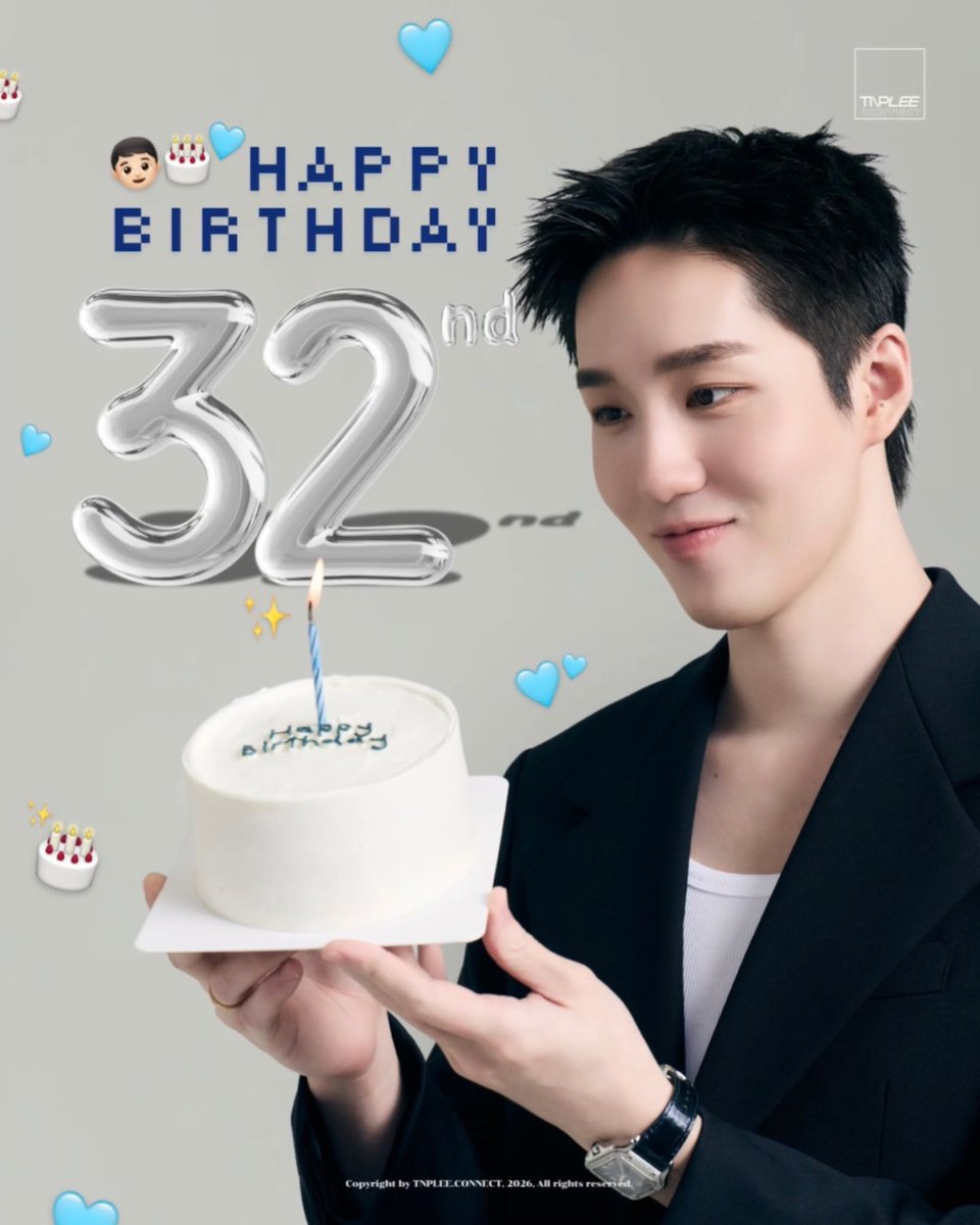 ขอให้รายล้อมไปด้วยคนที่ดีและคนที่หวังดีกับพี่อย่างจริงใจนะ ขอมีความสุขมากๆเท่าที่จะมีได้เลยยย สุขสันต์วันเกิดฮะ <a href="/LeeThanapob/">Thanapob_lee</a> 🩵
#TorThanapob32nd
#thanapob_lee