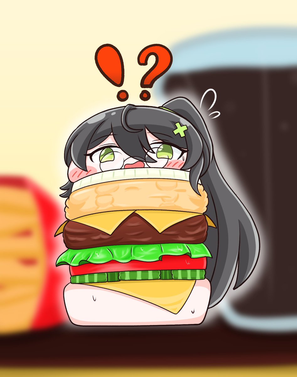 GenericPervert's tweet image. #状態変化 #TF 

Man they just gave me a burger with hella cheese🫠