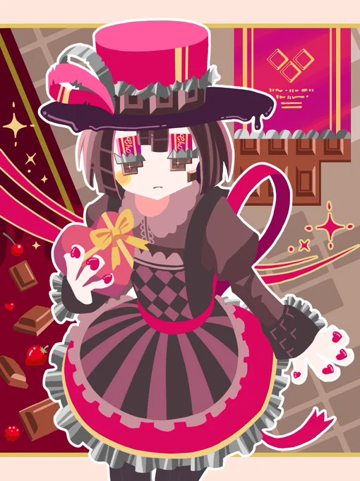 目がチョコレートの双子 #oc