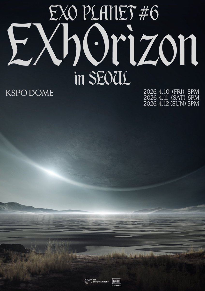 엑소, 4월 10~12일 서울 KSPO돔 공연 전석 매진!
여섯 번째 단독 콘서트 투어 ‘EXhOrizon’ 시작 전부터 반응 뜨겁다

m.entertain.naver.com/home/article/0…

#EXO #엑소 #weareoneEXO
#EXOPLANET #EXhOrizon