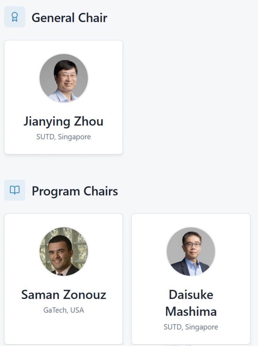 jianying_zhou's tweet photo. Launch of DCS-CI, a Joint Academic-Industrial Forum bringing together researchers, practitioners, regulators, and industry leaders to explore system-level, secure-by-design approaches for securing critical infrastructure.
https://t.co/uAS18F5ncQ
Submission deadline: 13 Apr 2026. https://t.co/YyXrQ9eskW