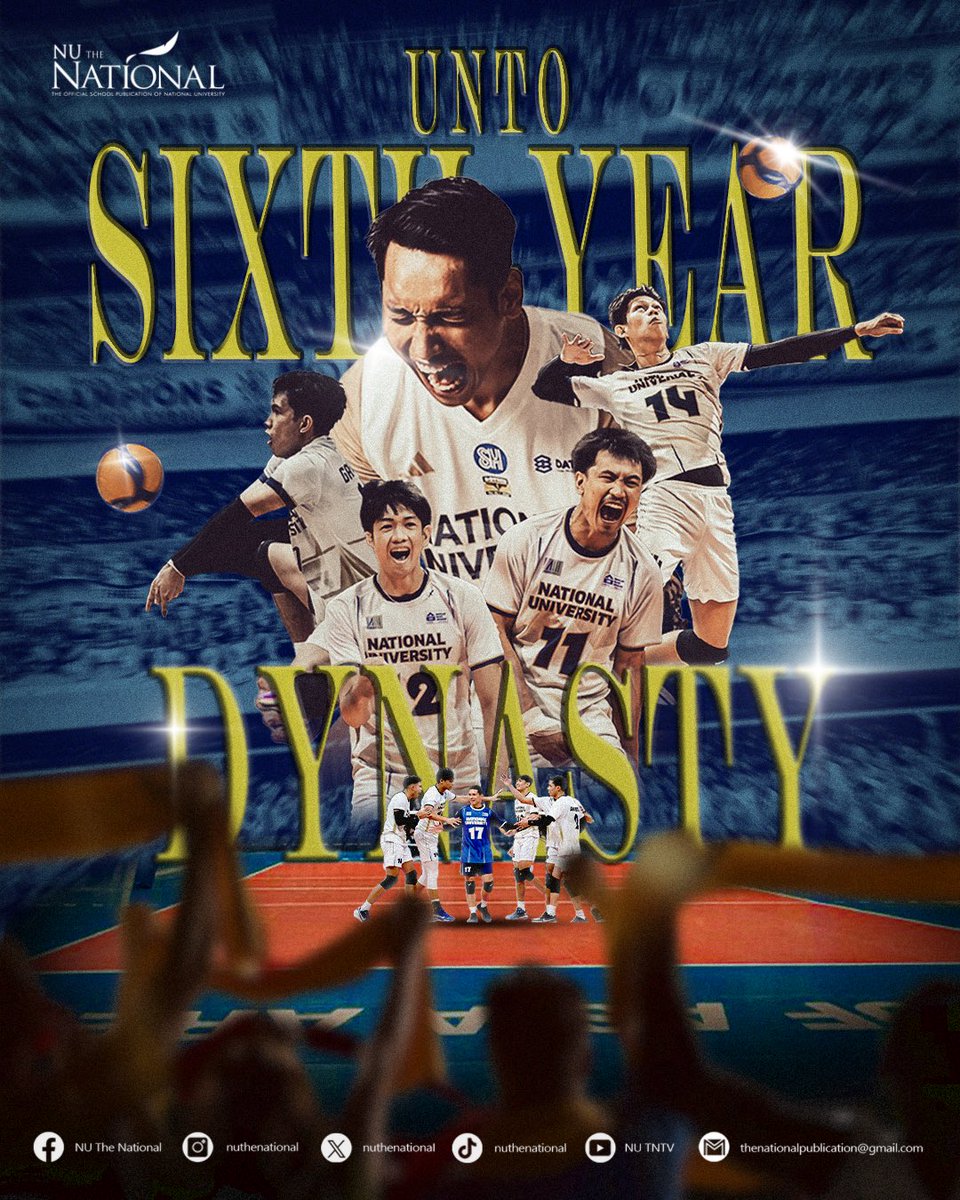 The Sixth Dynasty: NUMVT’s Quest For Immortality
By: Karl Paulie Anareta

The UAAP collegiate volleyball is back and the limelight might be gravitated towards the women’s side but… the Gold-and-Blue men are onto something exceptional.