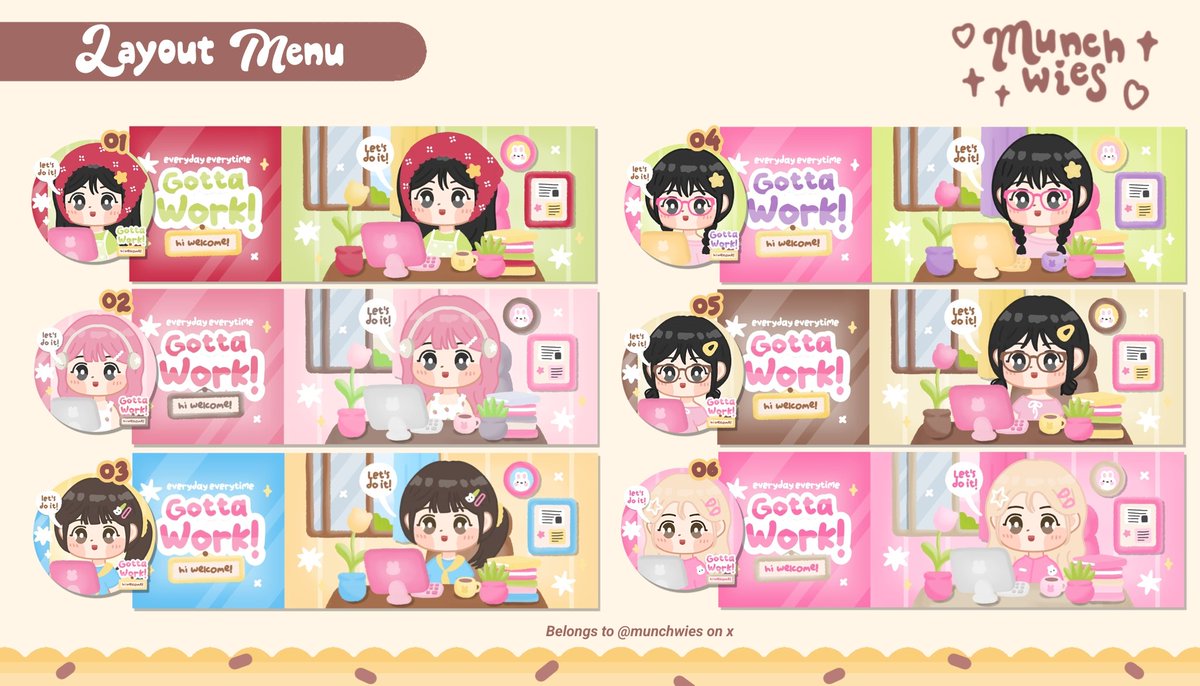 munchwies's tweet image. help repost! thankies 🩷

haii! 👩🏻‍🍳 munch bakery membawa 12 layout chibi ready stock dari katalog bosyil tekun 🥨 28.OOO/each 🧸 avail retext, recolor, resize wabis (CHECK ALT) 💭 bisa langsung take via dm atau tele yaa 🛍

#zonauang