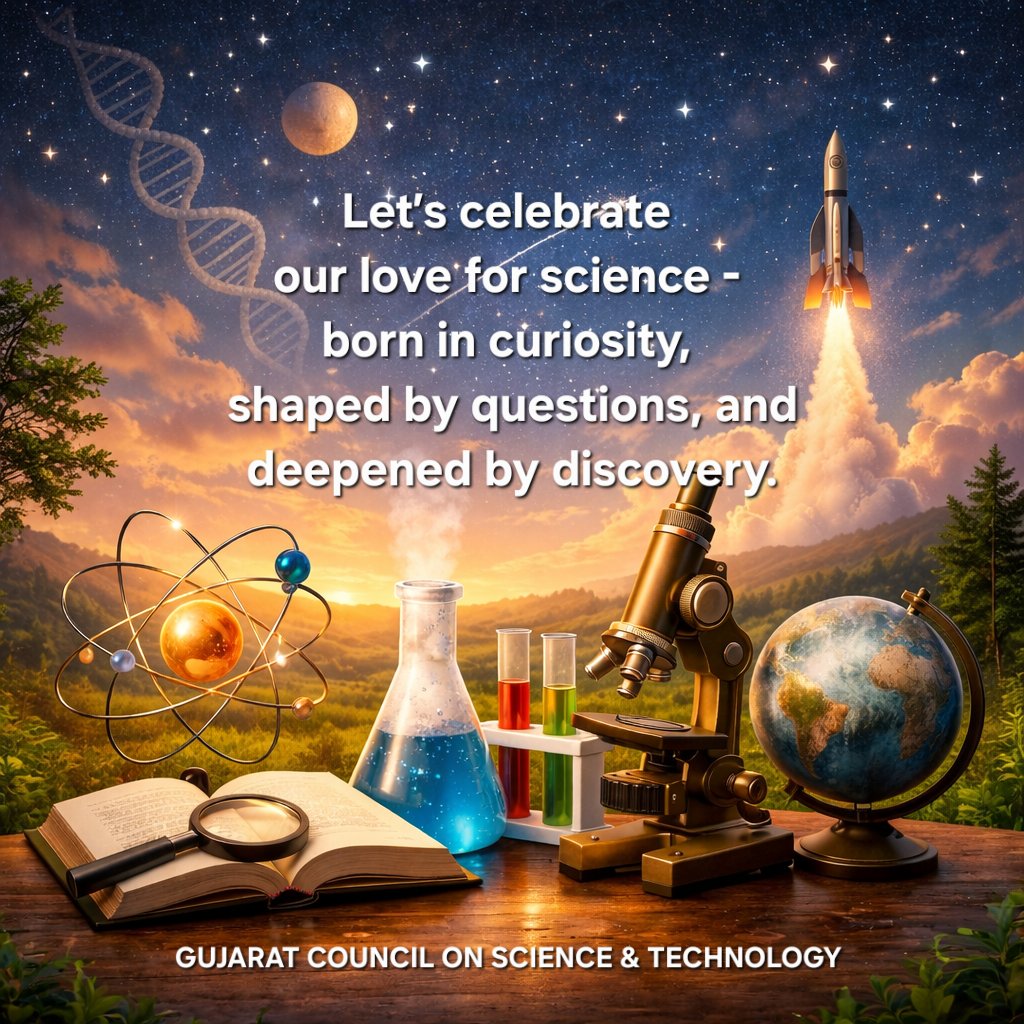 narottamsahoo's tweet image. Science is a wellspring of joy, happiness, and success - it inspires minds, encourages inquiry, and engages everyone in the journey of discovery.

Let us celebrate our #love for science: a love born from #curiosity, strengthened by #questions, and deepened through #discovery.