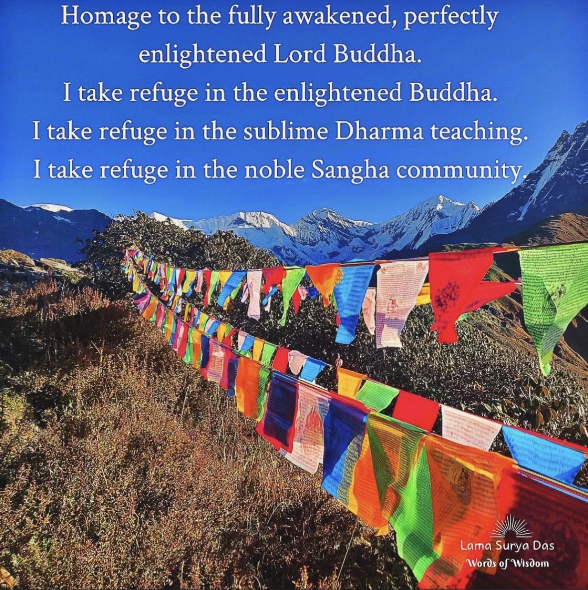 LamaSuryaDas's tweet image. We pause for #Refuge

#LamaSuryaDas #Buddha #Dharma #Sangha #ThreeJewels #AwakeningtheBuddhaWithin