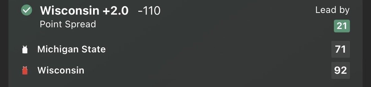 🔐Cash this NCAAB Single from <a href="/I_Neeed_M0NEY/">Rock</a> 

✅-110 Wisconsin +2.0 Spread

👉whop.com/wagerkingz