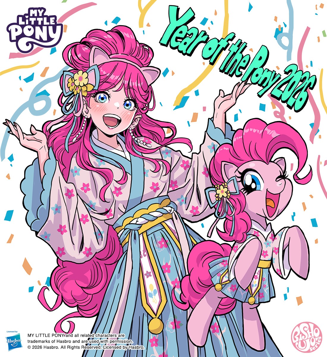 🐎Year of the Pony!🐎
2026 celebrates the Year of the Pony! A lucky year for MY LITTLE PONY!

Check out this illustration by #ShunyaYamashita created for this occasion!✨️

#MYLITTLEPONY #BISHOUJO