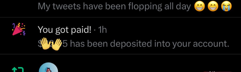 I got paid for the first time 🥹💕💃🏽