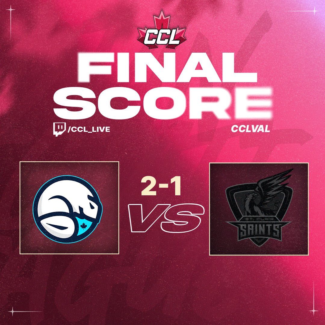 Esports_CCL's tweet photo. Revenge is best served COLD 🥶

@UofTValorant Blue avenge their White team with a huge win over @SaintsGamingCA 🇨🇦

Corrode 13 - 10
Split 5 - 13
Bind 13 - 9