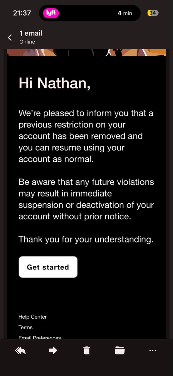 njlewicki's tweet photo. @Uber_Support hi Uber banned me out of the blue as a passenger, I have no idea why. I don’t do chargebacks, I never had a driver incident, etc. they emailed me that I can be reinstated but I still can’t login and authenticate. Can you assist? https://t.co/MmKqDx1RnH