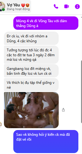 CuckoldVietNamm's tweet photo. Con đĩ vk đồng ý đi riêng với 4 thằng mà không thèm hỏi ý kiến mình. Là chồng hợp pháp mà giờ phải van xin vợ cho đi cùng để nhìn vợ bị 4 thằng c.ặ.c to địt, còn phải liếm từng giọt tinh trùng của tụi nó. #cuck #cuckold #cheating #NTR #cheatingf #chatsex https://t.co/SlogWuKlD3
