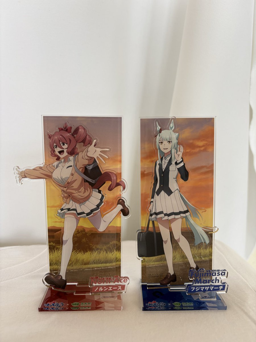 ウマ娘 笠松 アクスタ オグリ ベルノ フジマサ ノルン 4枚セット 新品 アニメ #シングレ× #笠松町 2/14売切情報】 コラボグッズ 2/14分