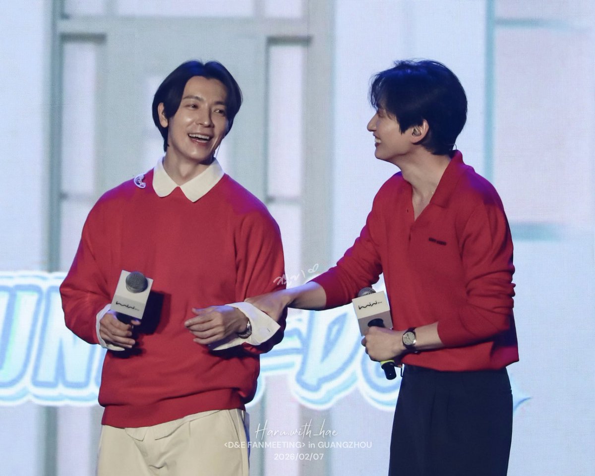 ㅋㅋㅋㅋ

<a href="/donghae861015/">Super Junior 이동해</a> <a href="/AllRiseSilver/">Dalnim</a> 

<D&amp;E FANMEETING> in GUANGZHOU 
2026/02/07
- Please do not remove watermark-🙌🏻

#superjunior #슈퍼주니어 #슈주 #dne #디앤이 #leedonghae #donghae #이동해 #동해 #李東海 #eunhyuk #은혁 #이혁재 #李赫宰