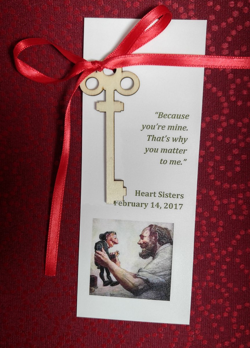 Heart Sisters Week is always closed with a special time when we reveal who our secret sisters are. This is a time when we read from Max Lucado's book, "You Are Special" and share what the week has meant. The book has been part of our celebration for many years.