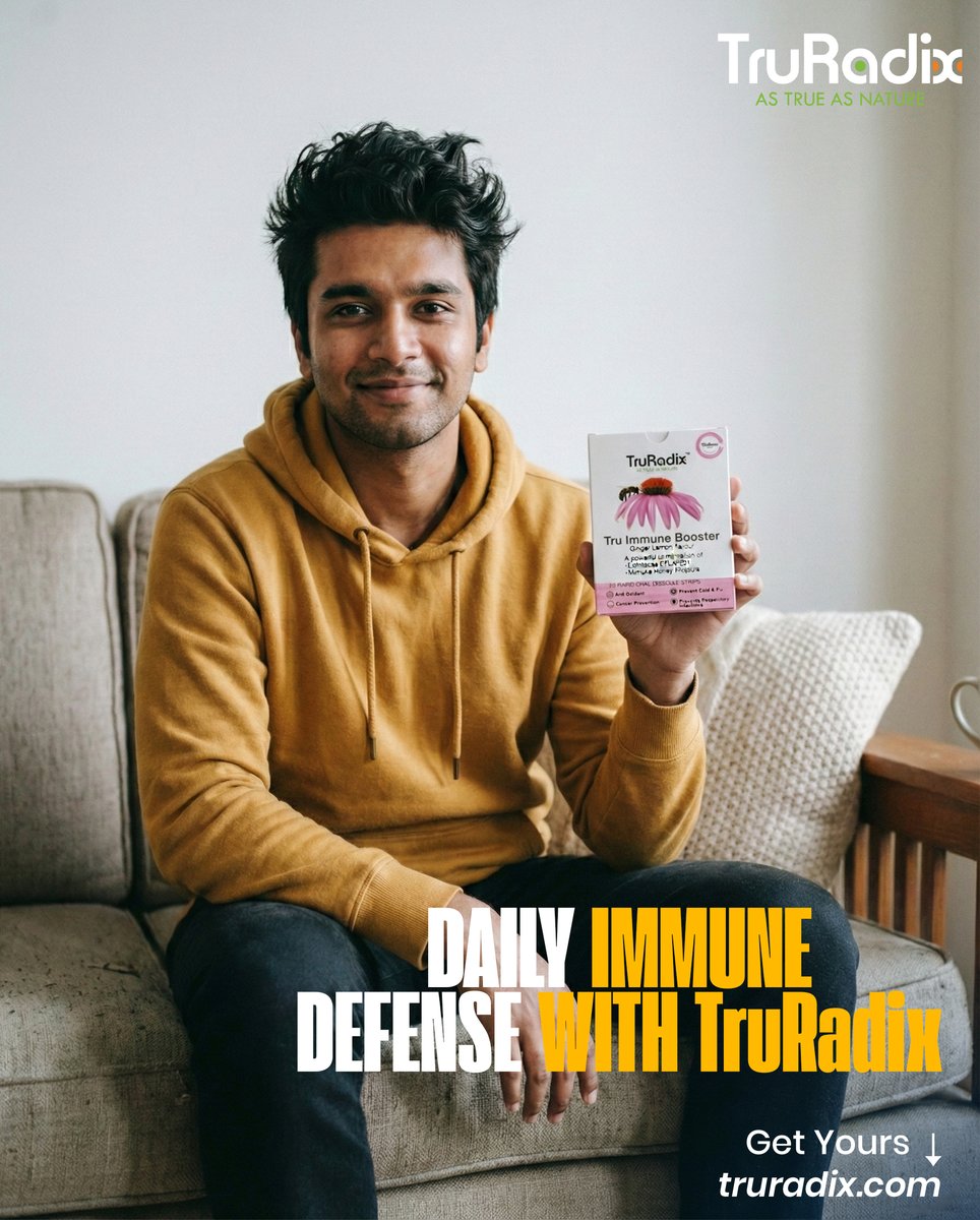 Tired? Catching colds often? Healing slow?
These signs show your immunity is low.
TruRadix Immune Booster Strips deliver fast daily defense with Vitamin C + Zinc + Elderberry!
#TruRadix #DailyImmunity #ImmuneBooster