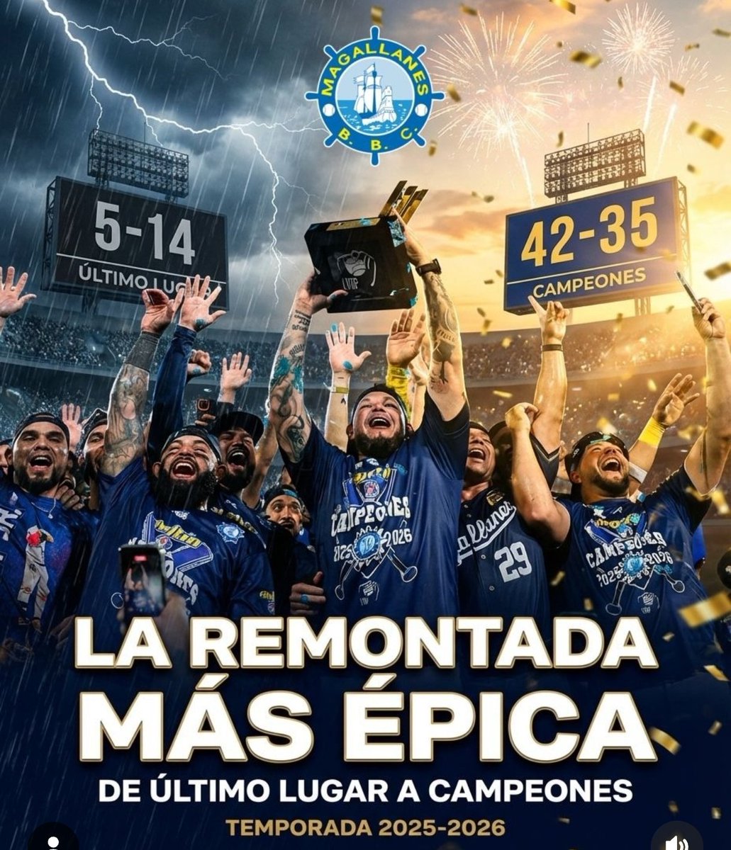 TODA LA GLORIAAA A TI PADREE 
👆👆👆🙏🙏🙏🙏🙏
¡SOMOS LOS CAMPEONES! 🙌
CARAJOOOOOOOOO
DE LA SERIE DE LAS AMÉRICAS 
🇻🇪🇻🇪🇻🇪🇻🇪🇻🇪🇻🇪🇻🇪🇻🇪🇻🇪🇻🇪🇻🇪🇻🇪
#SerieAmericas
#MagallanesCampeon
#MagallanesParaTodoElMundo