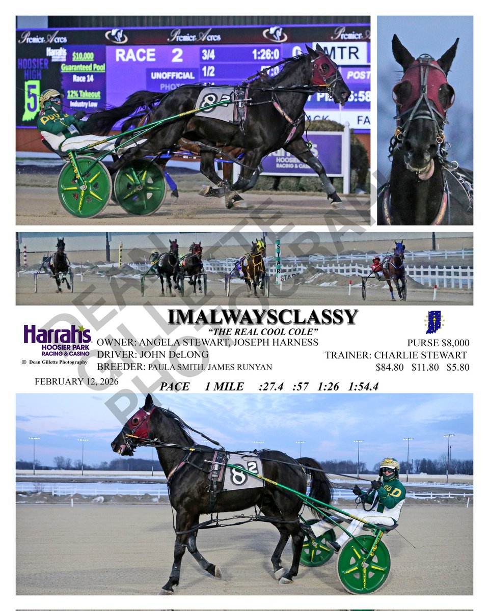 Whether you're looking for high-intensity race action or official Winner's Circle portraits, please reach out Hoosier Park's race photographer, Dean Gillette, at dagillette83@gmail.com! HarnessIndiana.com 

Be sure to visit makemeaprint.com 

#RaceLikeAHoosier