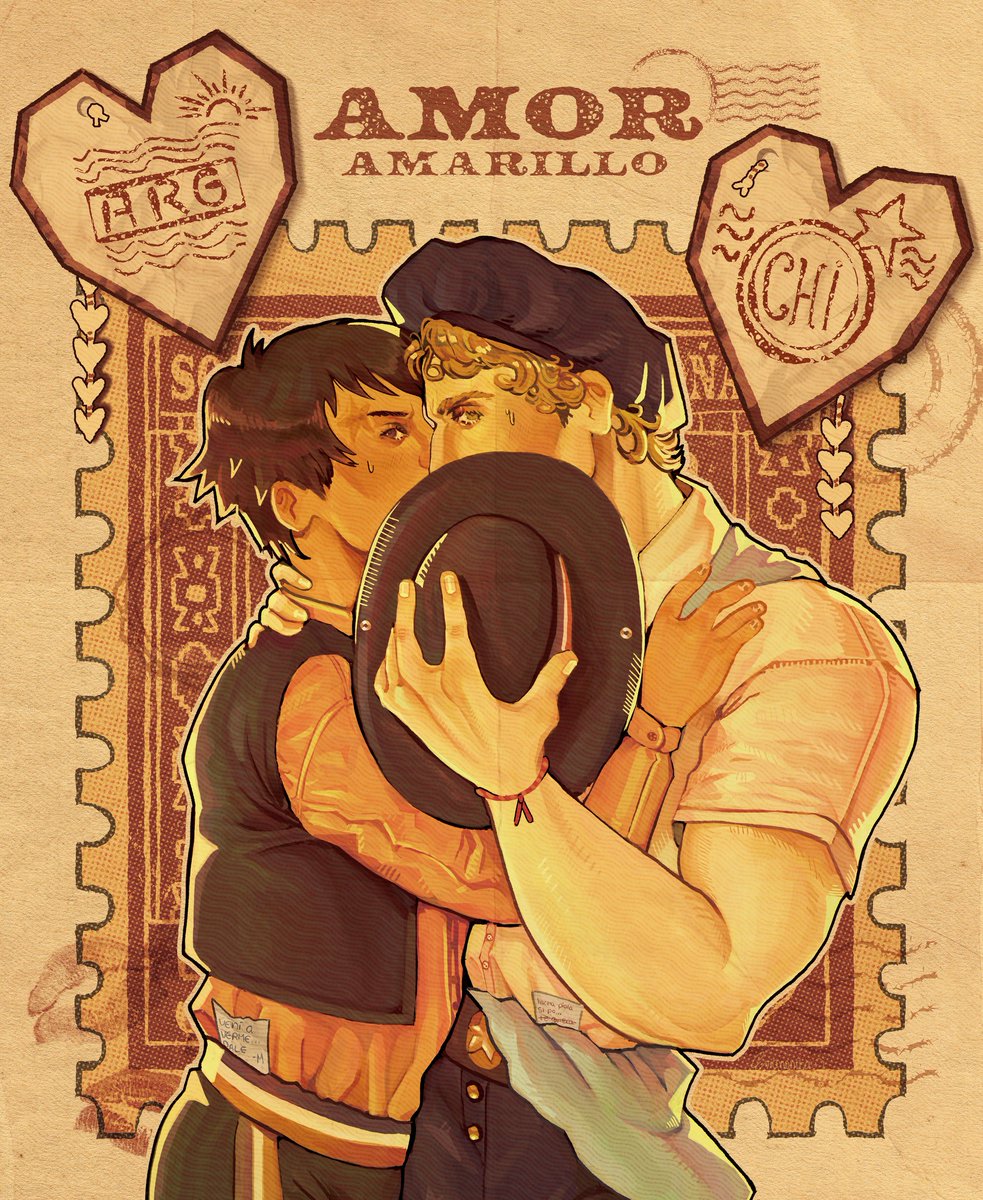 #Argchisanvalentin #argchi FELIZ SAN VALENTÍN!!!! ellos juran que están siendo discretos 😭✌️ (amor amarillo mención)