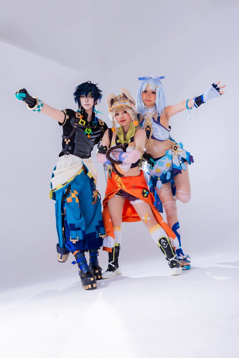 ⚠ cos / 原神

Kinich: <a href="/parfait_0103/">🌟파르페(パフェ)🌟</a>
Kachina: <a href="/Jian_cos/">쟌/ジャン</a>
Mualani: <a href="/songhu_cos1/">송후</a>
📸: <a href="/kth6076/">샐러리맨A</a>

#GenshinImpact #原神