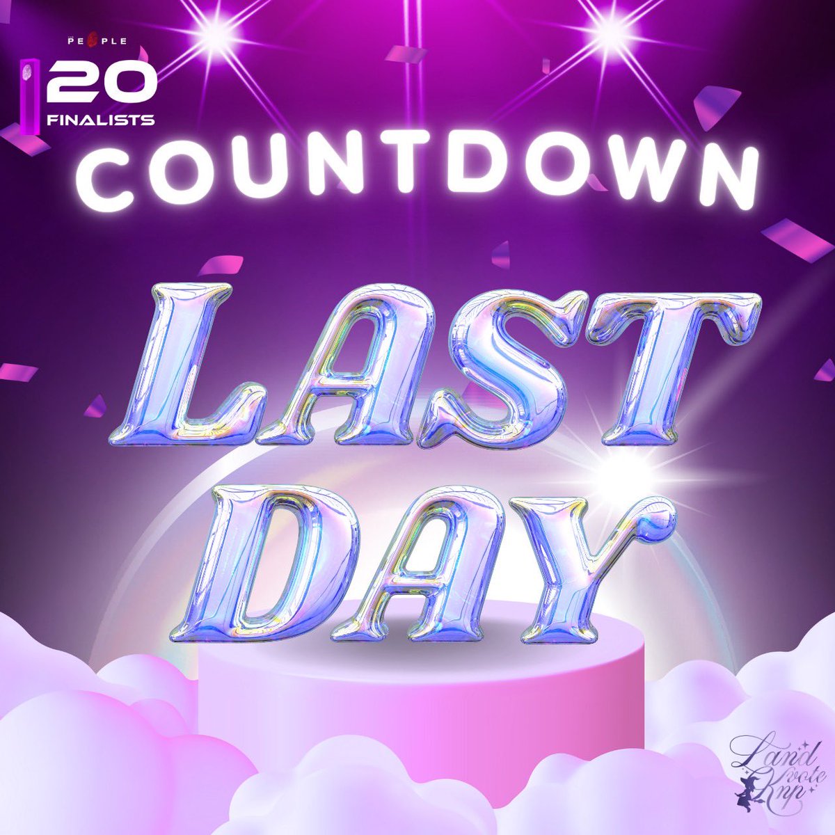 ꒰ ✦✩‧ #VoteforKNP | #KengNamping ♡˚꒱

𝗧𝗛𝗘 𝗣𝗘𝗢𝗣𝗟𝗘 𝗔𝗪𝗔𝗥𝗗𝗦 𝟮𝟬𝟮𝟲 🏆

Last Day วันสุดท้ายของการโหวต🆘‼️
มาโหวตให้เจ่งปุ๋งกันเยอะ ๆ นะคะ วันนี้วันสุดท้ายแล้ว มาพยายามให้สุดทางกันเถอะนะ จิ้มโหวตรัว ๆ กันเลย💪🏻💖

꒰ BOOM VOTE TIME : 11:00  14:00  17:00  20:00 ꒱