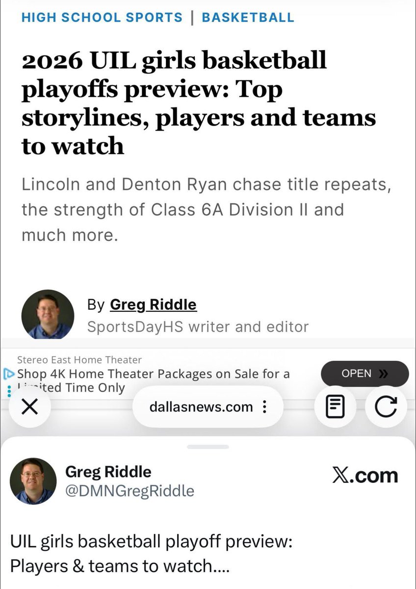 madi_crawford2's tweet photo. Thank you @dallasnews @DMNGregRiddle #RecruitLSide https://t.co/eLRxk29gfC