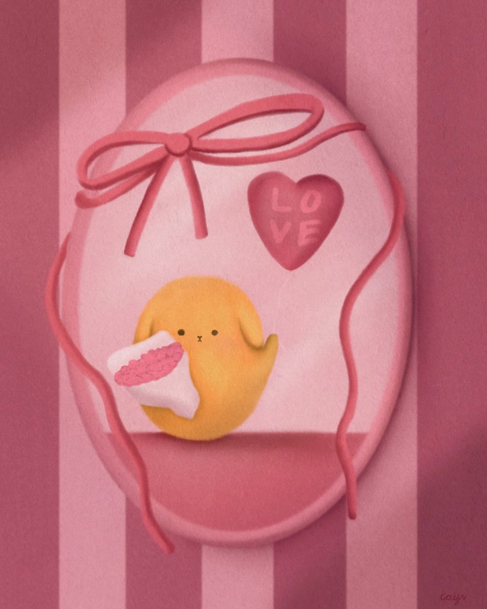 Happy Valentine’s Day, pupu 💌

today is a little “send love” day 🤍
i hope you receive warm hugs, sweet words,
and love from the ones you treasure.

and don’t forget…
send a tiny love back too—
sometimes the smallest heart makes the biggest smile 💕

#caysroom