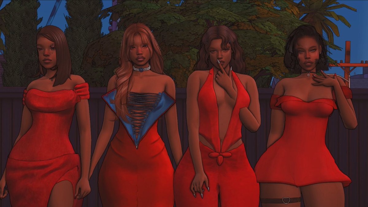 xo_elsiee's tweet image. My girls are ready 💕

#TheSims4 #ShowUsYourSims #ValentinesDay