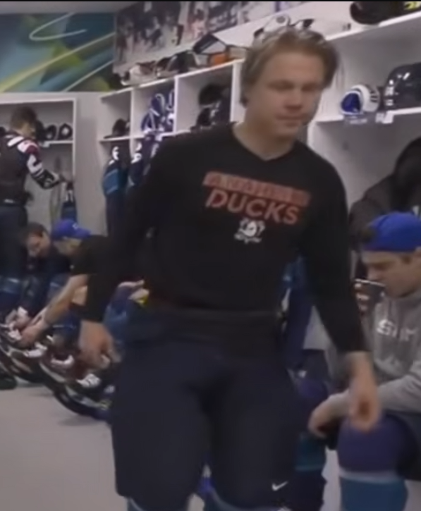 Wait! Granny is wearing his Ducks gear under his Finland stuff!?