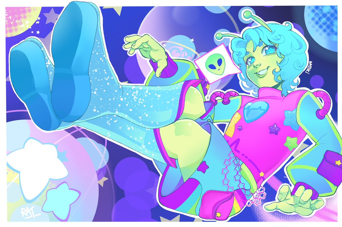 Totally forgot to post this!!!! 

My end of an art trade with <a href="/StarzXavier/">Xavier 🪐</a> ! ^w^