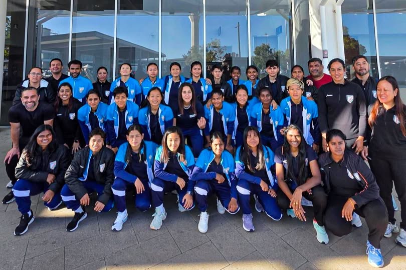 Touchdown Down Under!
The #BlueTigresses have arrived in Perth, where they will kick off their #AFCWomen’s Asian Cup campaign in 21 days 
#WAC2026 #IndianFootball <a href="/manipurfootball/">Manipur Football Players</a>