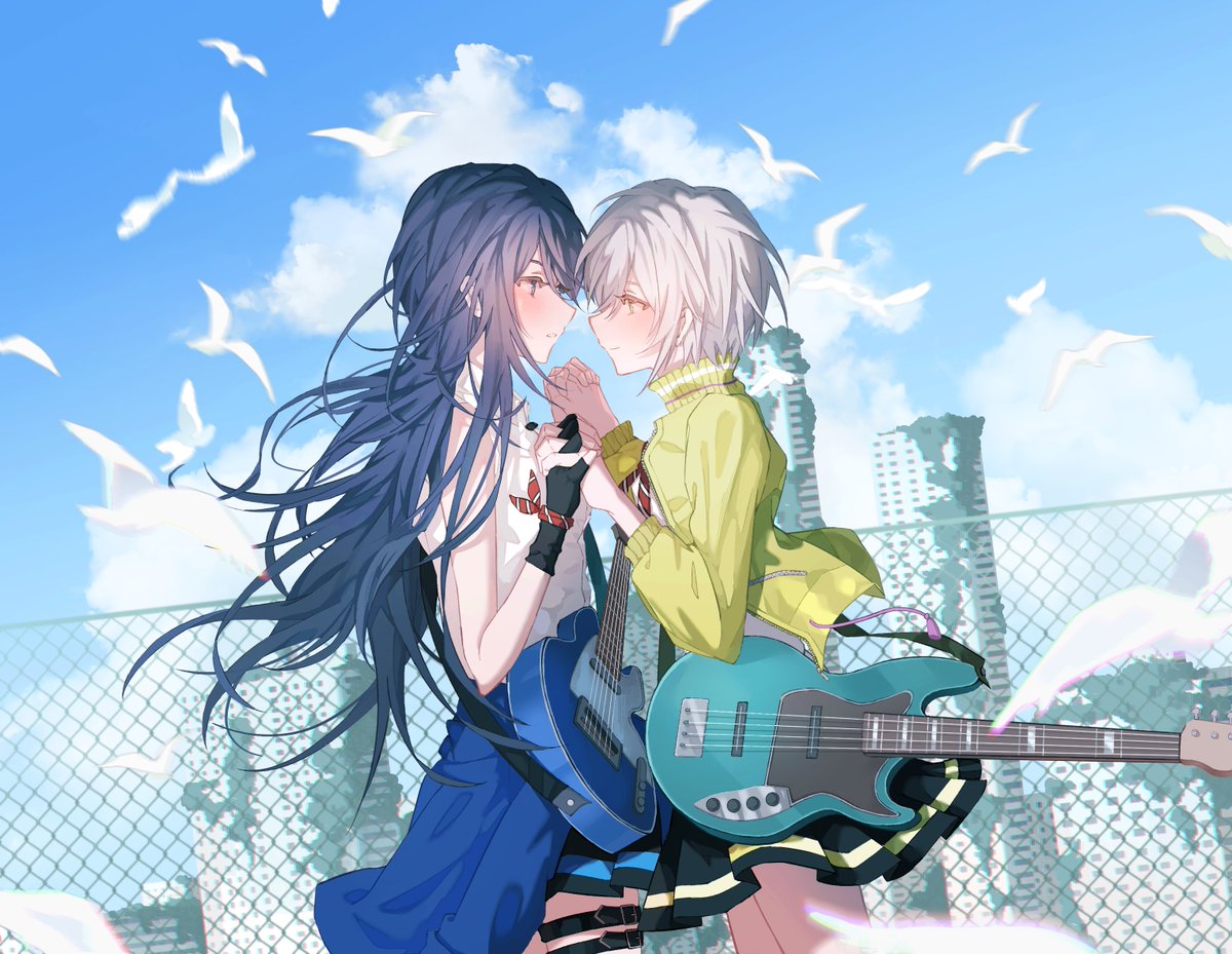 Happy Valentine’s Day 💙💚 #prsk_FA #いちしほ