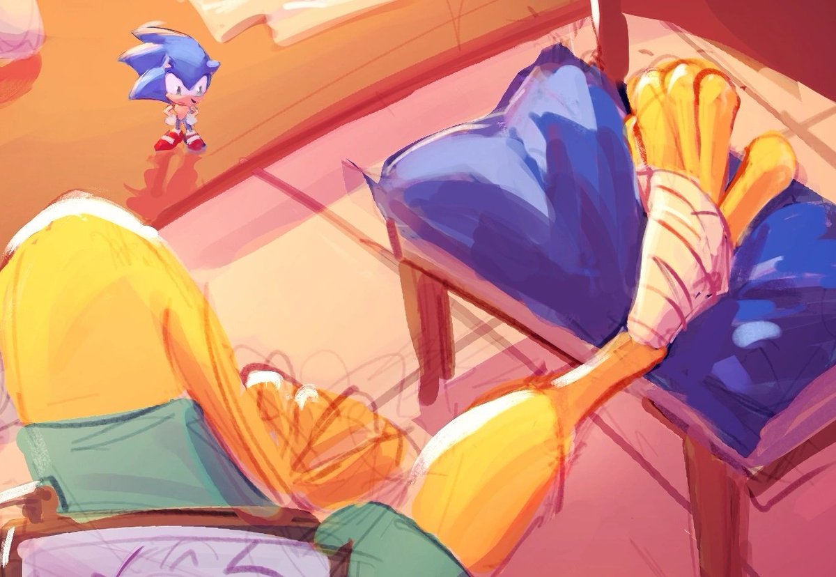 toolsusu's tweet photo. I wasn't gonna post this here but lil sonic looks so silly there lmao yes baby stop saving the world to come look at my ankle https://t.co/gWQ0OacXd0