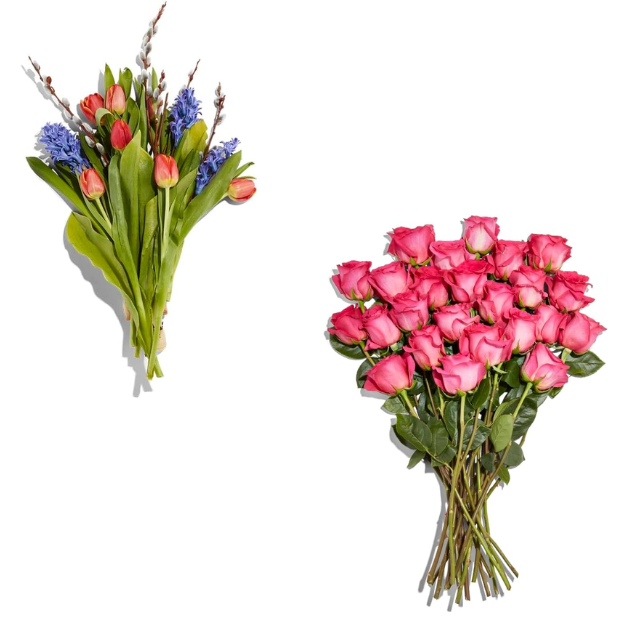 Valentine’s Day is TOMORROW! 💐#ad 

If you have Amazon Fresh in your area, they’ve got:
❤️ Fresh flower bouquets for $9.99
💌 Cards around $2
🍫 Discounted candy
All bouquets are under $30 AND can be delivered in the MORNING!
Just trying to save your butts lol 😅
🔗