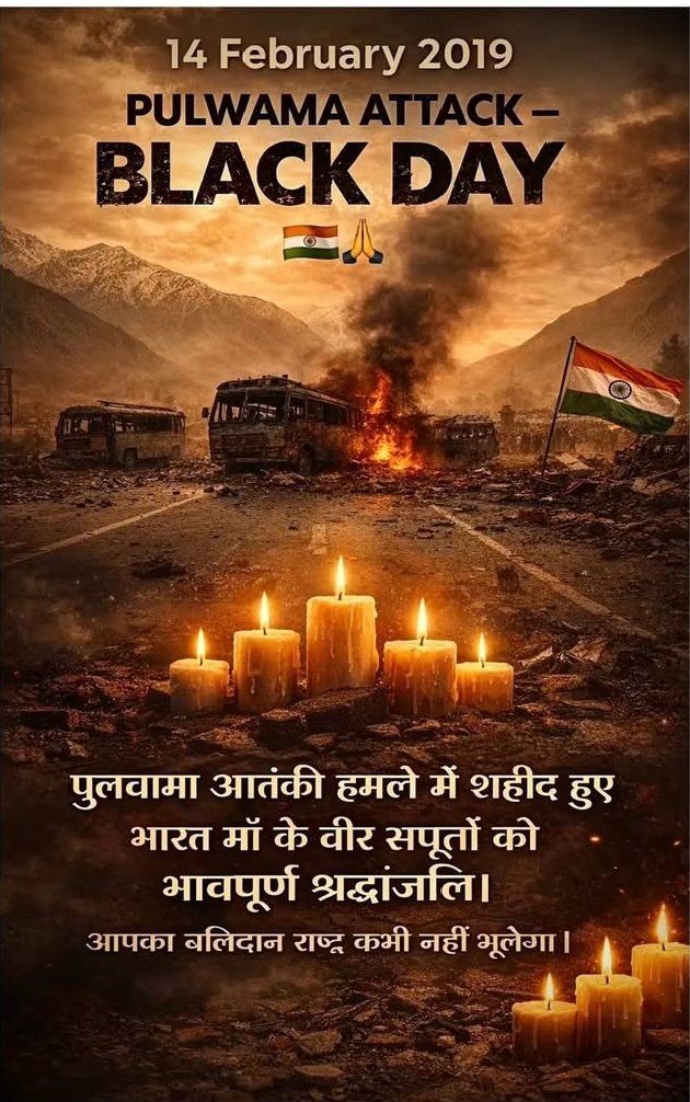 SamThakurain's tweet photo. Jai hind 🇮🇳 🇮🇳 🙏 🙏 

#PulwamaAttack @Imjyotii_ @narendramodi https://t.co/jK1hw96Ac5