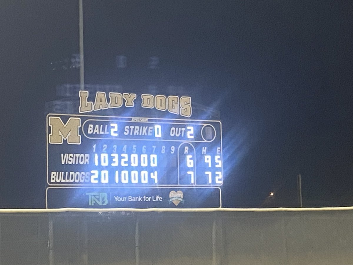 coachwschultz's tweet photo. What a night for the Bulldogs! Lady Dog softball follows up the boys basketball district title by overcoming a 6-3 deficit to walk it off over Bosqueville in the home opener! https://t.co/OVxsrzbqSZ
