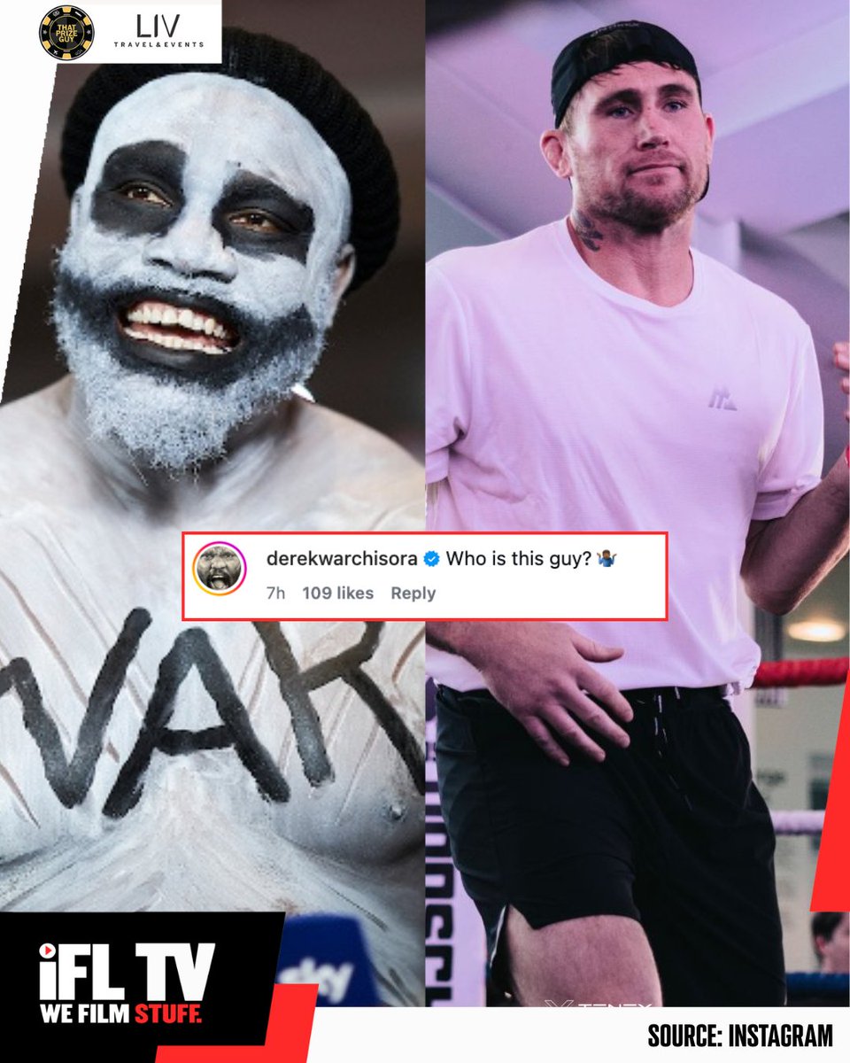 IFLTV's tweet image. CHISORA RESPONDS TO TILL ‼️

@DerekWarChisora has responded to @darrentill2 after the former UFC star and undefeated boxer revealed that he would be willing to fight Chisora after Wilder 👀

Is that a fight you want to see?

#DarrenTill | #DerekChisora | #BoxingWorld