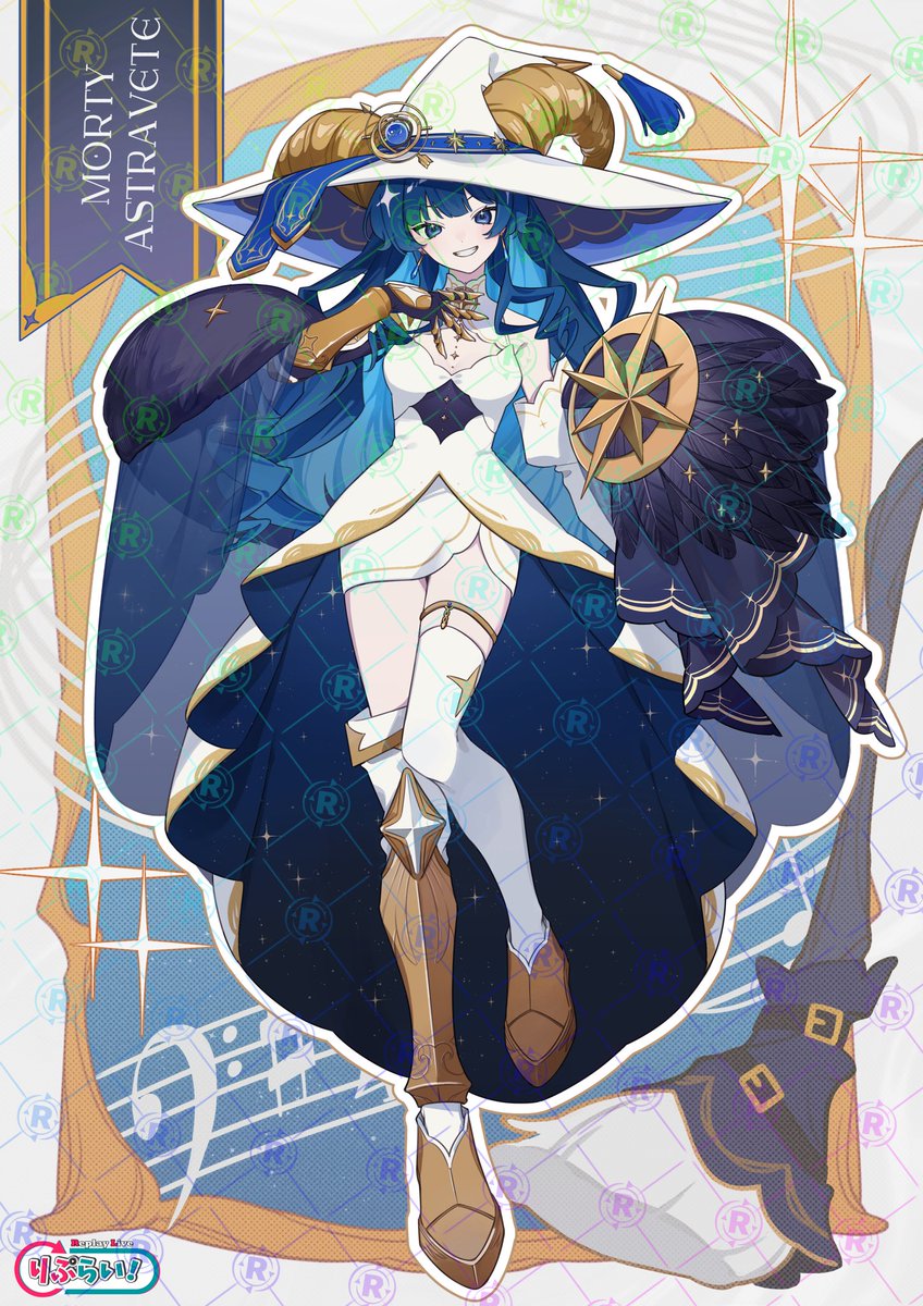 ⟡.· ⎯⎯⎯⎯⎯⎯⎯⎯⎯⎯⎯⎯ ⟡.·

꒰ ୨୧ ꒱ #キービジュアル公開 ꒰ ୨୧ ꒱

⟡.· ⎯⎯⎯⎯⎯⎯⎯⎯⎯⎯⎯⎯ ⟡.·

ハフアニのタイミングでキービジュアルを公開いたします！

モーティ･アストラベータ🧙‍♀️💫

星を護る魔女です✨🧙‍♀️