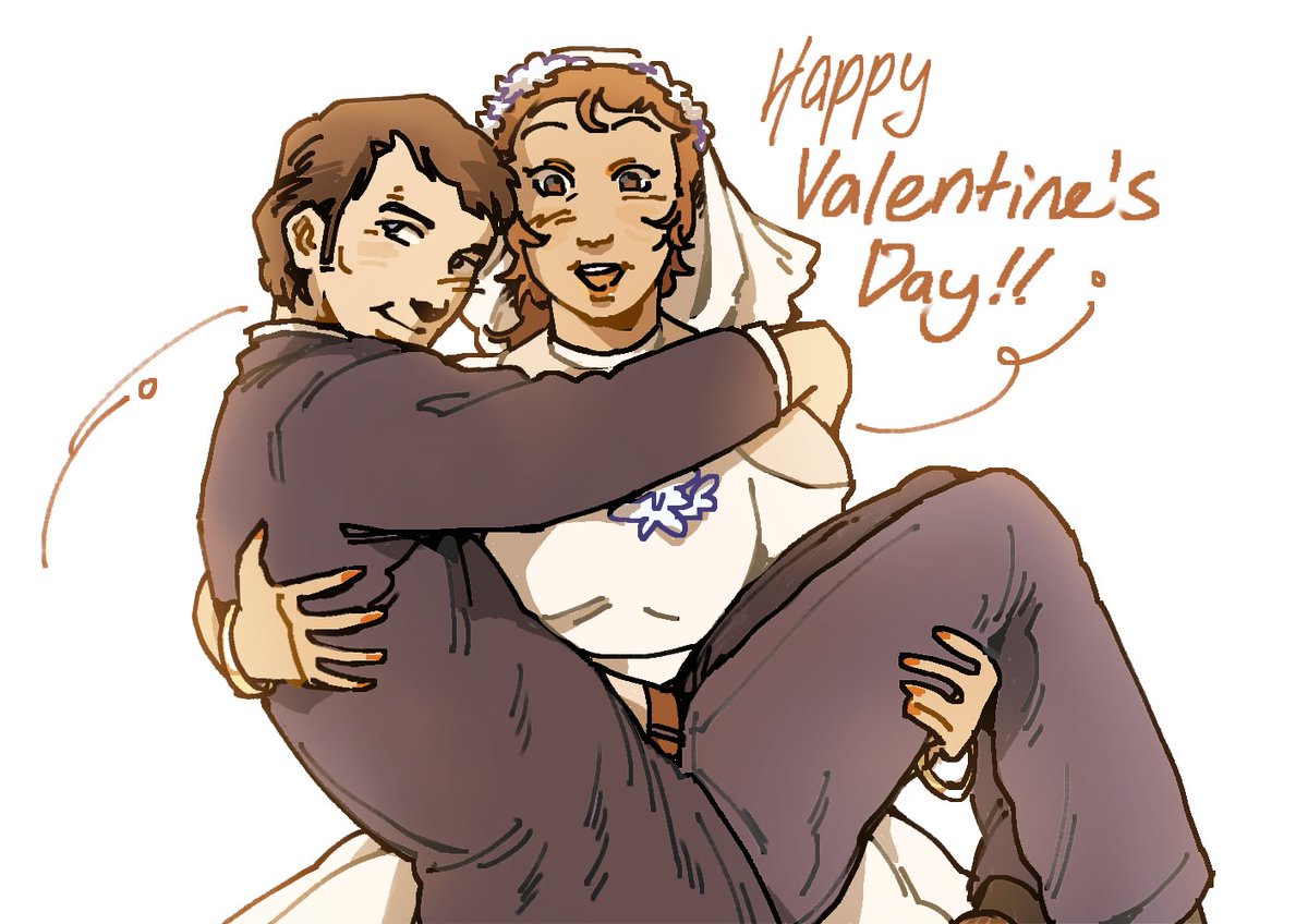 rodrigofcaledon's tweet photo. valentine's day seafort and arlene.... based on a really beautiful clipart image i saw once https://t.co/SsvNV3Muo9