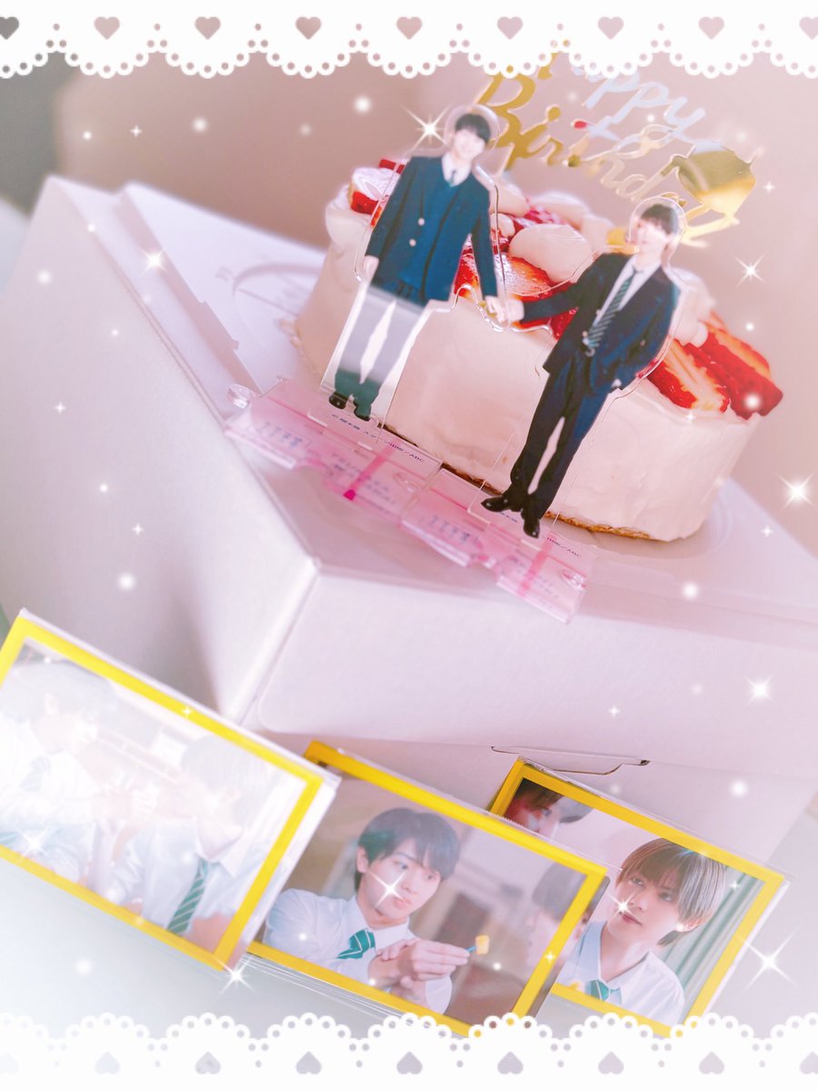ケーキ焼いたよぉ😊✨✨ 渡会くんおめでとうぉ 簡くんの渡会大好き