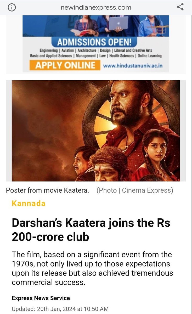 ManjuMa98's tweet photo. #Kaatera (2023) continues to hold records, and the director has officially declared it an industry hit.
80 Single Theaters Re -opend 
#BBK12 
#DBoss𓃰
https://t.co/jIdtOkL7Ll https://t.co/5W7BsPZmWD