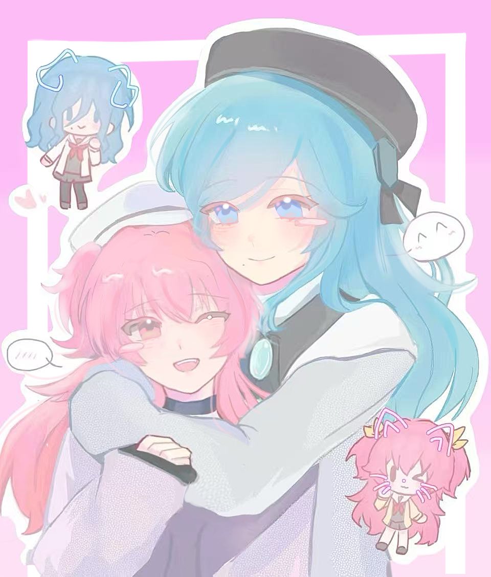 dsseaurchin's tweet image. 和群友接龙的情人节贺图！感谢各位大佬们……
#しずあい